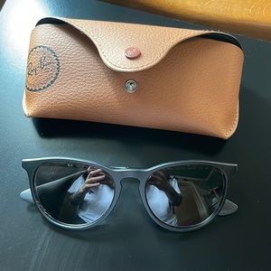 Ray-Ban Classic black rx sunglasses. Erika
